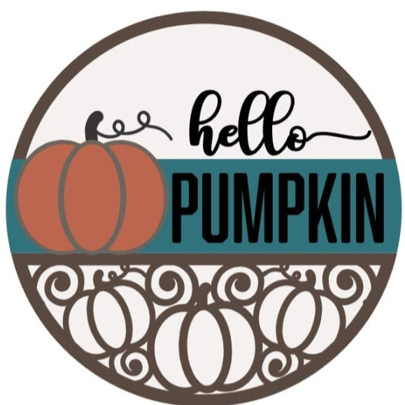 DIY Hello Pumpkin with Pumpkin Swirl Bottom