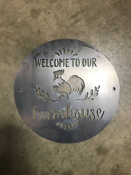 Welcome to Our Farmhouse in Metal