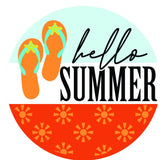 DIY Hello Summer Flip Flops