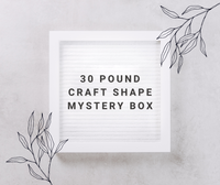 30 Pound - Giant Craft Shape Mystery Box
