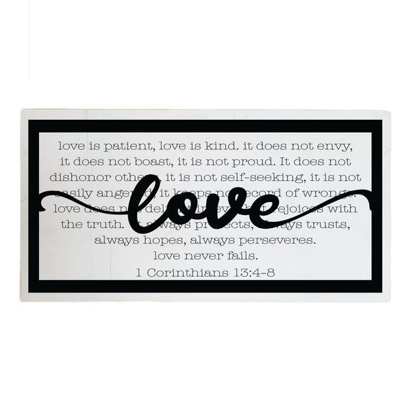 Love is Patient, Love is Kind - 1 Corinthians Layered Sign