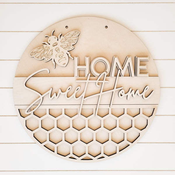 Home Sweet Home - DIY Door Hanger