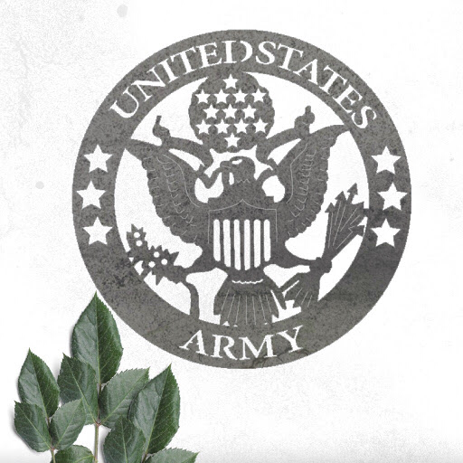 Military Emblem - Army Metal Sign - Steel Wall Art