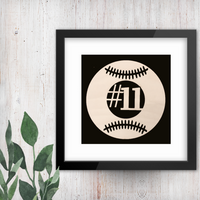 Baseball Softball Monogram