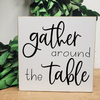 Gather around the table