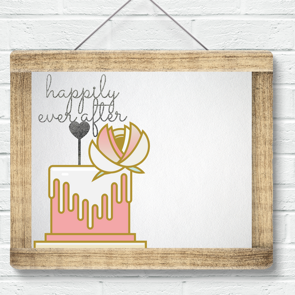 Happily Ever After  Cake Topper