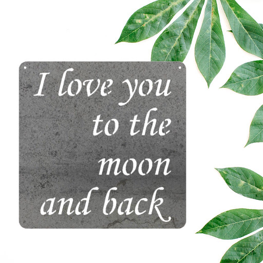 I Love You To The Moon and Back in Metal