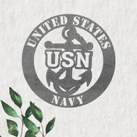 Military Emblem - Navy - Metal