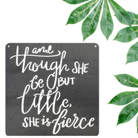 She is Fierce in Metal