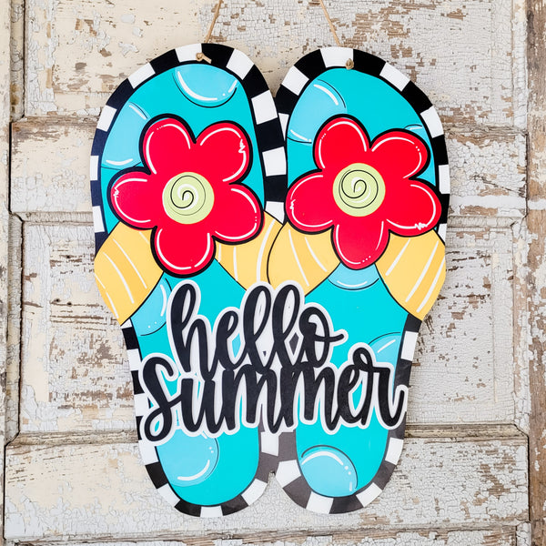 Door hanger - Hello Summer