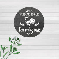 Welcome to Our Farmhouse in Metal