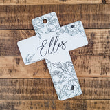 Personalized Easter Basket Tag- Cross