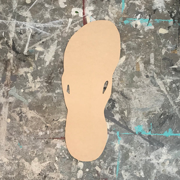 Wood Shape- Flip Flop Single
